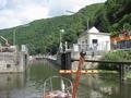 Schleuse mit Einfahrsignal 